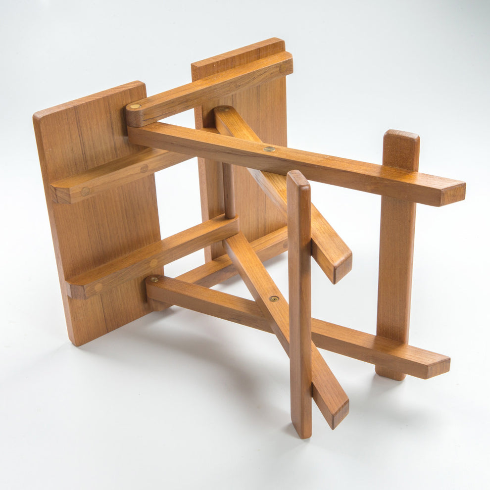 12" Brown Solid Wood Square End Table By Homeroots | End Tables | Modishstore - 6