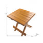 12" Brown Solid Wood Square End Table By Homeroots