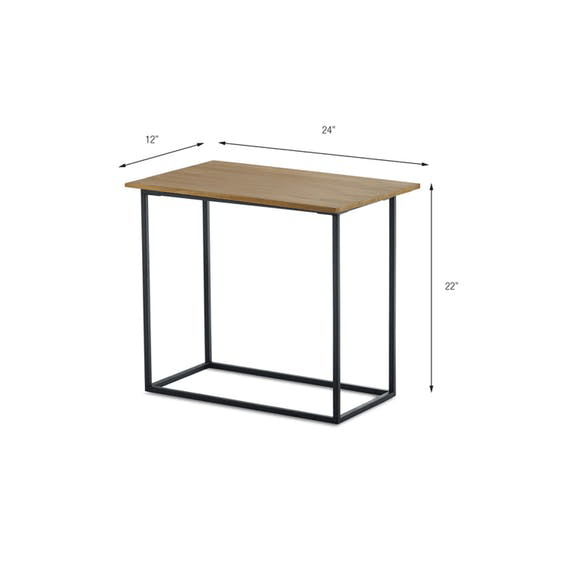 Pietra™ Side Table (Rectangle: Teak) By Texture Designideas | Side Tables | Modishstore-3