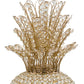 23" Glam Bling Faux Crystal and Gold Pineapple By Homeroots | Sculptures | Modishstore - 5