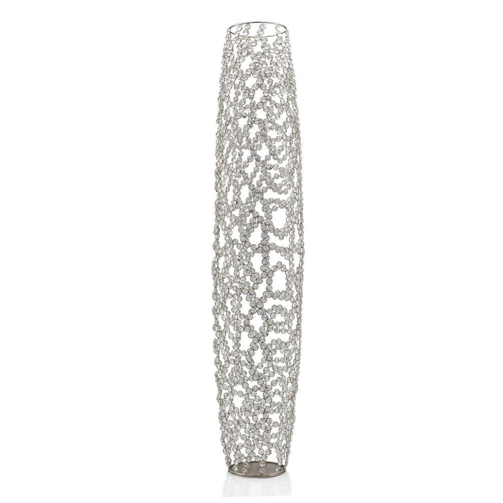 47" Bling Faux Crystal Abstract Twigs Barrel Floor Vase By Homeroots | Vases | Modishstore - 3