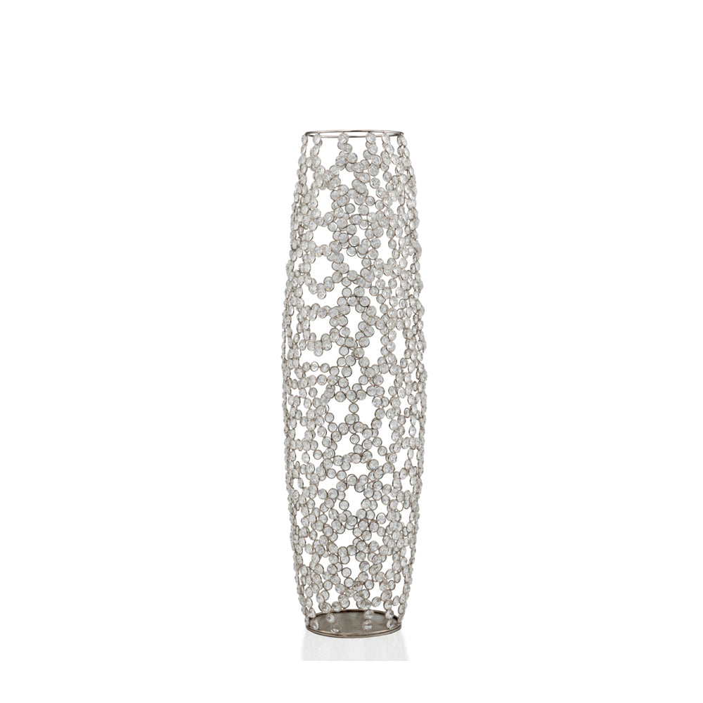 31.5" Bling Faux Crystal Abstract Twigs Barrel Floor Vase By Homeroots | Vases | Modishstore