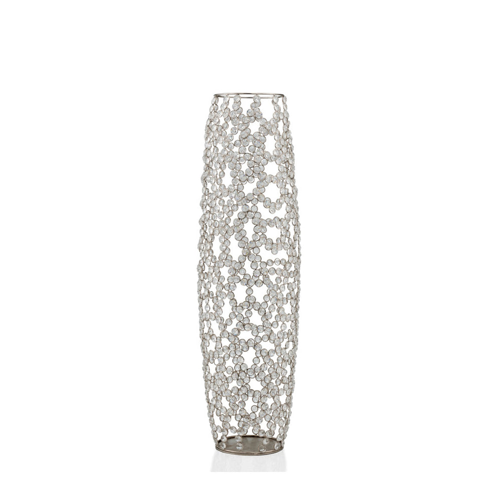 31.5" Bling Faux Crystal Abstract Twigs Barrel Floor Vase By Homeroots | Vases | Modishstore - 3