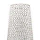 47" Bling Faux Crystal Beads Barrel Floor Vase By Homeroots | Vases | Modishstore - 4