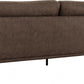 Modern 78" Dark Grey Loveseat With Removable Cushions By Homeroots | Loveseats | Modishstore - 10