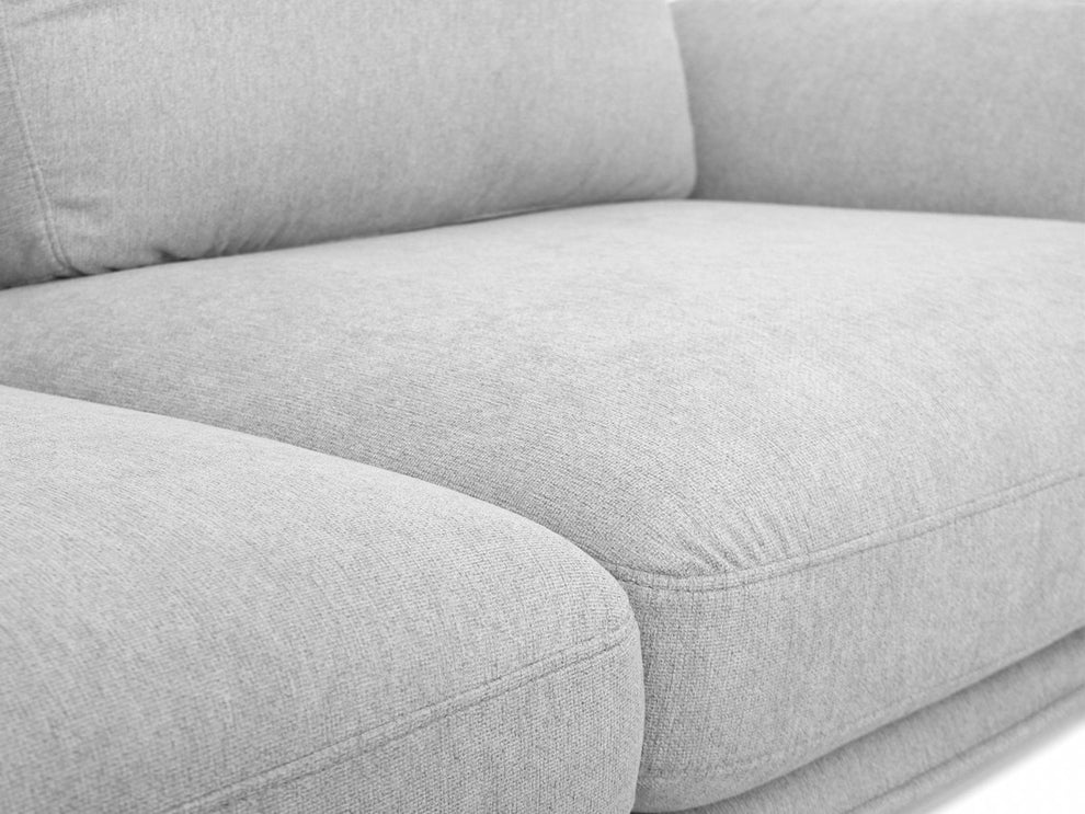 Contempo Retro 78" Light Gray Loveseat By Homeroots | Loveseats | Modishstore - 5