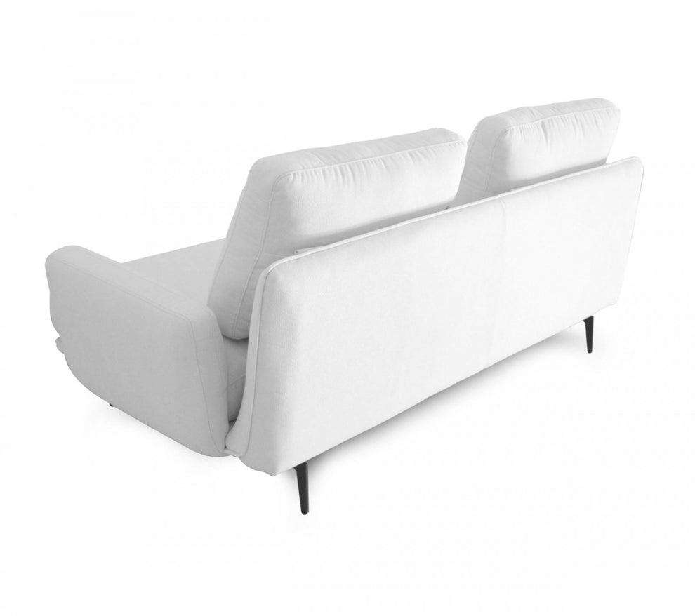 Contempo Retro 78" Light Gray Loveseat By Homeroots | Loveseats | Modishstore - 10