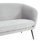 75" Light Grey Three Person Standard Metal Legs Sofa By Homeroots | Sofas | Modishstore - 6