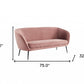 75" Light Grey Three Person Standard Metal Legs Sofa By Homeroots | Sofas | Modishstore - 14