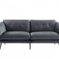 Modern 84" Dark Grey Sofa With Two Cushions By Homeroots | Sofas | Modishstore - 2