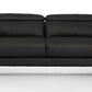Urban 80" Brown Leather Adjustable Headrest Sofa By Homeroots | Sofas | Modishstore - 6