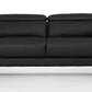 Urban 80" Brown Leather Adjustable Headrest Sofa By Homeroots | Sofas | Modishstore - 9