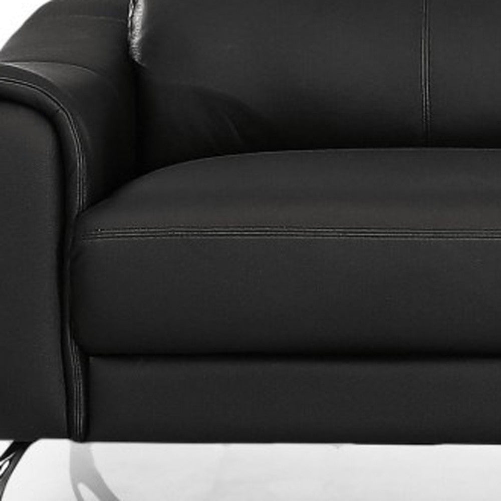 Urban 80" Brown Leather Adjustable Headrest Sofa By Homeroots | Sofas | Modishstore - 11