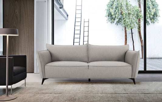 Contemporary 91" Grey Fabric Sofa By Homeroots | Sofas | Modishstore