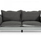 Modern 87" Two Tone Grey Sofa With Reversible Cushions By Homeroots | Sofas | Modishstore - 2