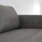 Modern 87" Dark Grey Sofa With Removable Back Cushions By Homeroots | Sofas | Modishstore - 3
