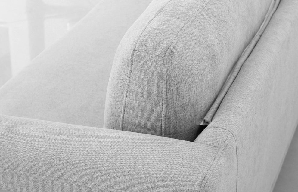 Modern 87" Dark Grey Sofa With Removable Back Cushions By Homeroots | Sofas | Modishstore - 10