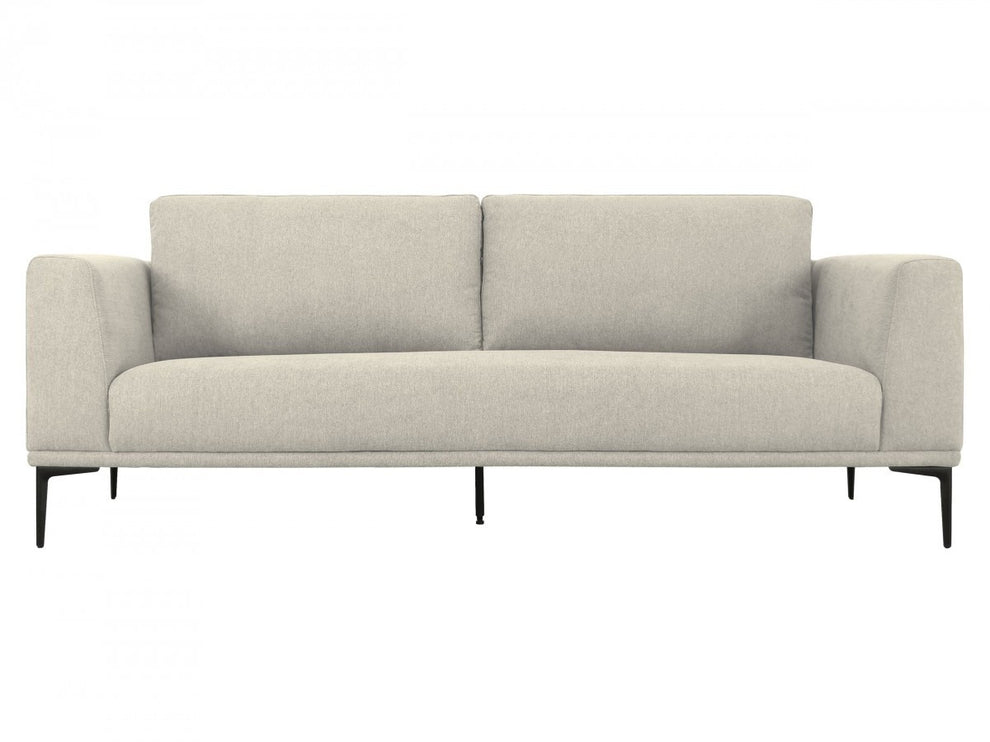Modern 87" Dark Grey Sofa With Removable Back Cushions By Homeroots | Sofas | Modishstore - 15