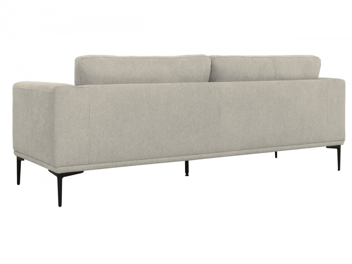 Modern 87" Dark Grey Sofa With Removable Back Cushions By Homeroots | Sofas | Modishstore - 17