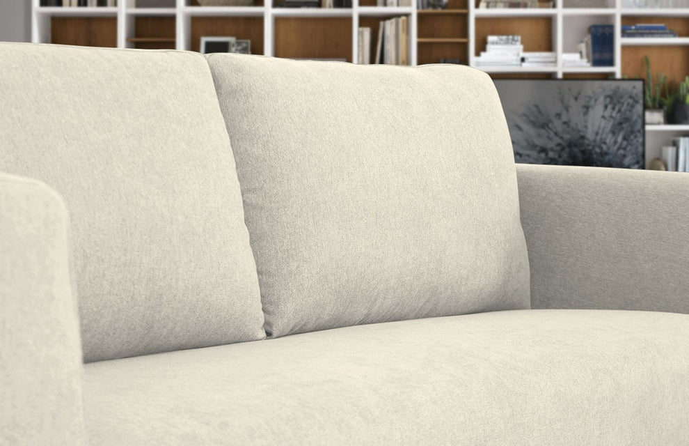 Modern 87" Dark Grey Sofa With Removable Back Cushions By Homeroots | Sofas | Modishstore - 18