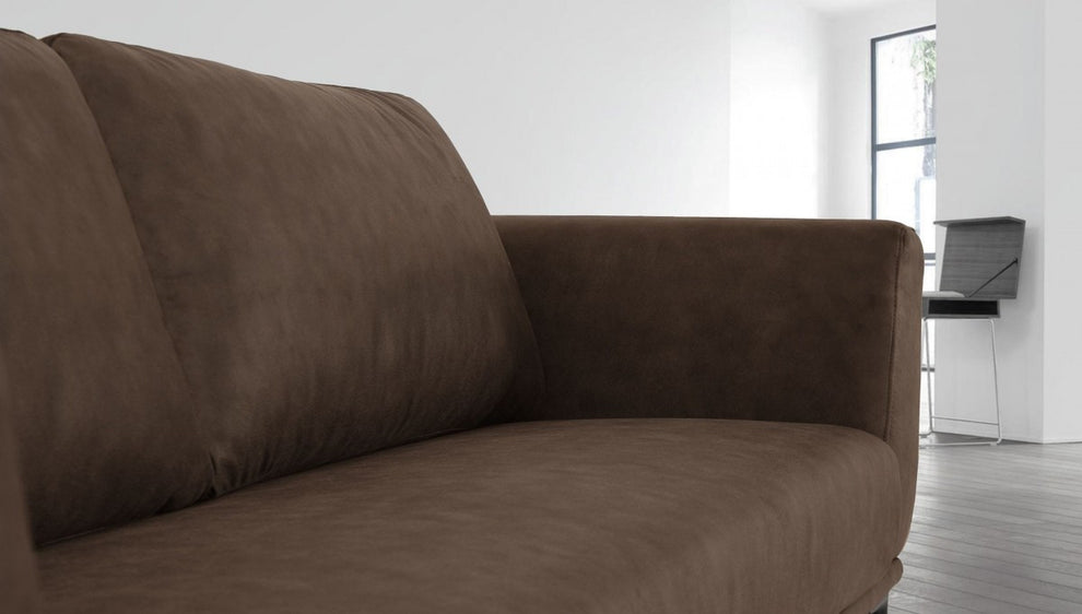 Modern 87" Dark Grey Sofa With Removable Back Cushions By Homeroots | Sofas | Modishstore - 25