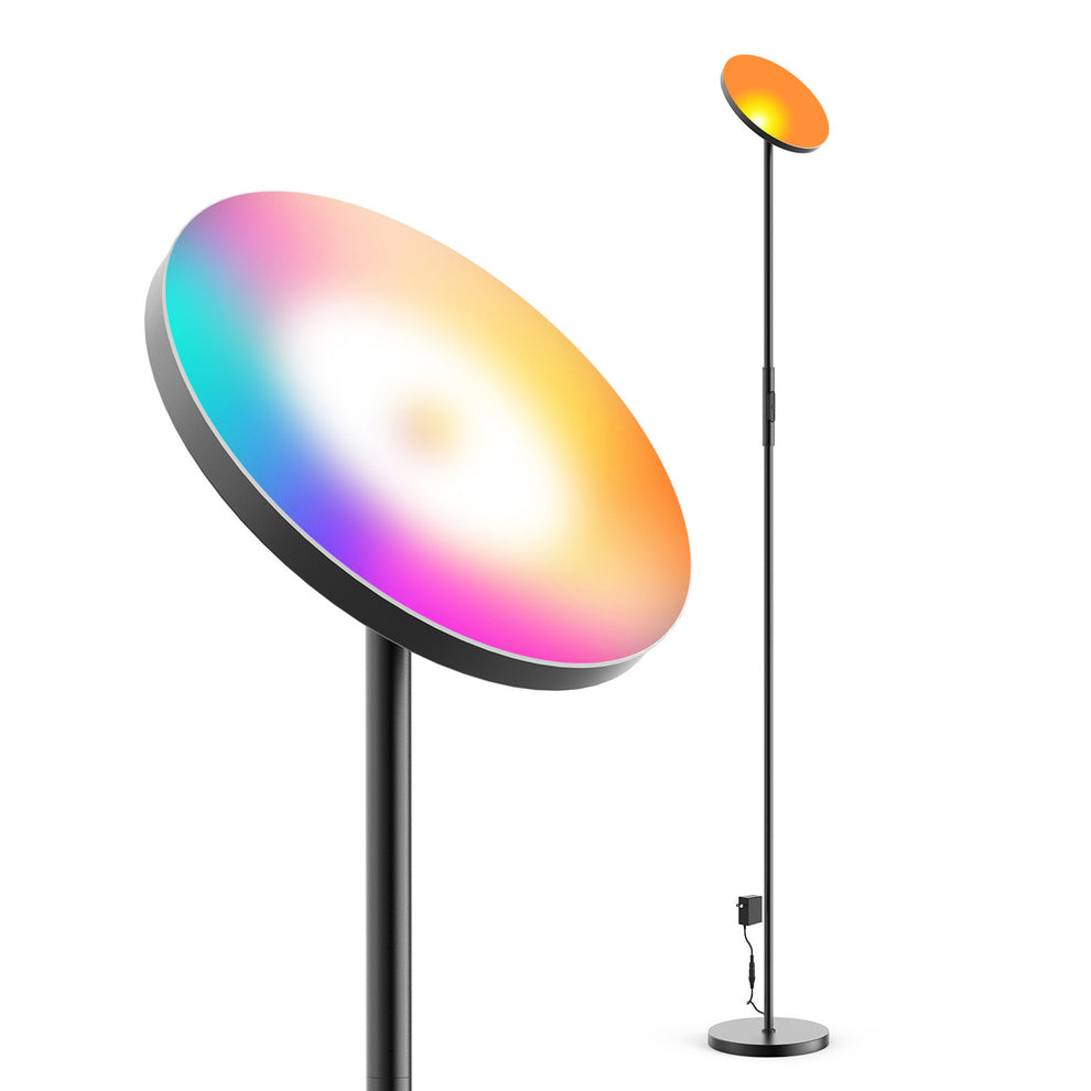 67" Color Changing LED Smart Novelty Floor Lamp By Homeroots | Floor Lamps | Modishstore - 4