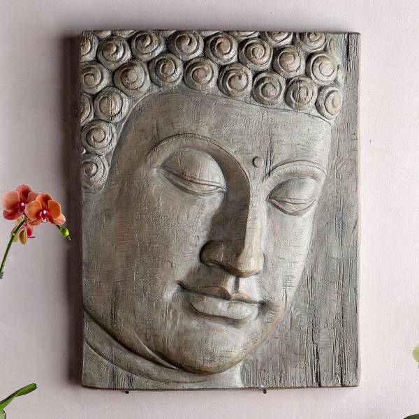 Buddha Head Wall Hanging By SPI Home | Wall Decor | Modishstore-2