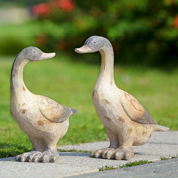 Darling Duck Pair Garden Sculp By SPI Home | Garden Sculptures & Statues | Modishstore-2