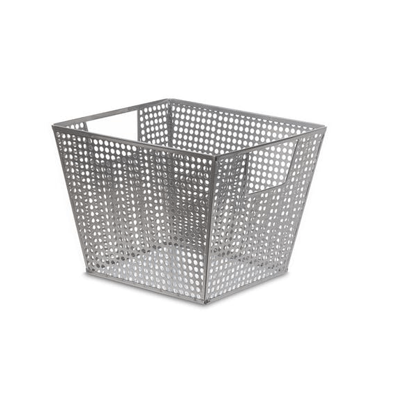 Edison Storage Nest-Lg-Silver Set of 6 by Texture Designideas | Bins, Baskets & Buckets | Modishstore
