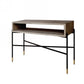 Industrial 45" Concrete And Metal Console Console Table By Homeroots | Console Tables | Modishstore - 2