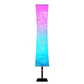 59" Color Changing LED White Column Smart Floor Lamp With White Rectangular Shade By Homeroots | Floor Lamps | Modishstore - 2
