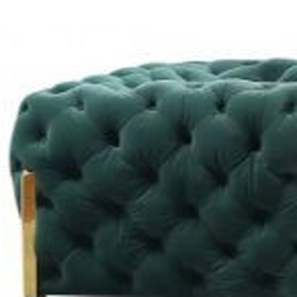 Three Piece Green Velvet Six Person Seating Set By Homeroots | Sofa Set | Modishstore - 5