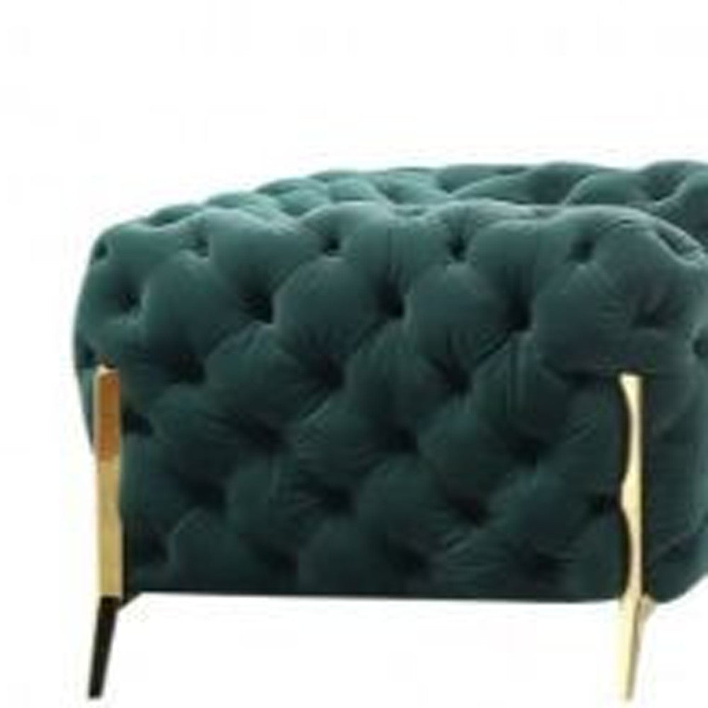 Three Piece Green Velvet Six Person Seating Set By Homeroots | Sofa Set | Modishstore - 6