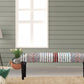 47" Ivory Red and Pink Black Leg Chevron Stripe Upholstered Bench By Homeroots | Benches | Modishstore - 7