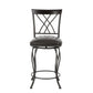 Set Of Two 38" Brown Small Bar Chairs By Homeroots | Bar Stools | Modishstore - 4