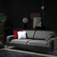 90" Dark Gray Linen Sleeper Sofa By Homeroots | Sofas | Modishstore - 3