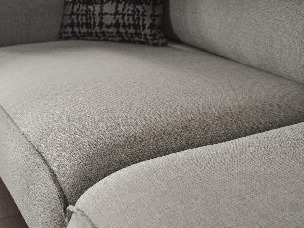Sofa Bed Linen Sleeper Stainless Steel With Sleeper Function By Homeroots | Sofas | Modishstore - 4
