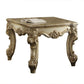 26" Gold Patina Manufactured Wood Square End Table By Homeroots | End Tables | Modishstore - 2