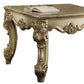 26" Gold Patina Manufactured Wood Square End Table By Homeroots | End Tables | Modishstore - 4