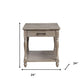 24" Weathered Oak Solid Wood Square End Table By Homeroots | End Tables | Modishstore - 5
