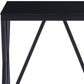 21" Black Glass And Metal Square End Table By Homeroots | End Tables | Modishstore - 6