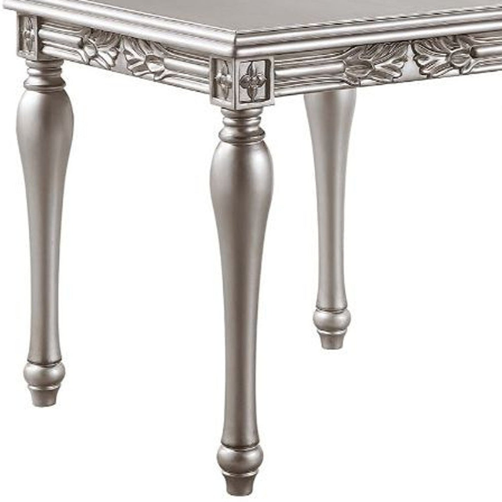 28" Platinum Manufactured Wood Square End Table By Homeroots | End Tables | Modishstore - 5