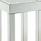 24" Silver And Clear Glass Square Mirrored End Table By Homeroots | End Tables | Modishstore - 3