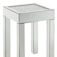 24" Silver And Clear Glass Square Mirrored End Table By Homeroots | End Tables | Modishstore - 4