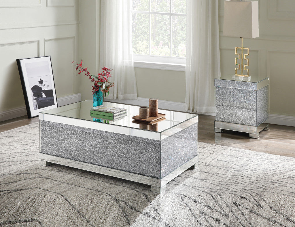 24" Mirrored Square End Table By Homeroots | End Tables | Modishstore - 6