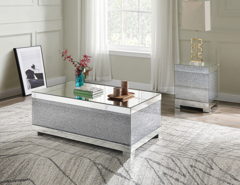 24" Mirrored Square End Table By Homeroots | End Tables | Modishstore - 6