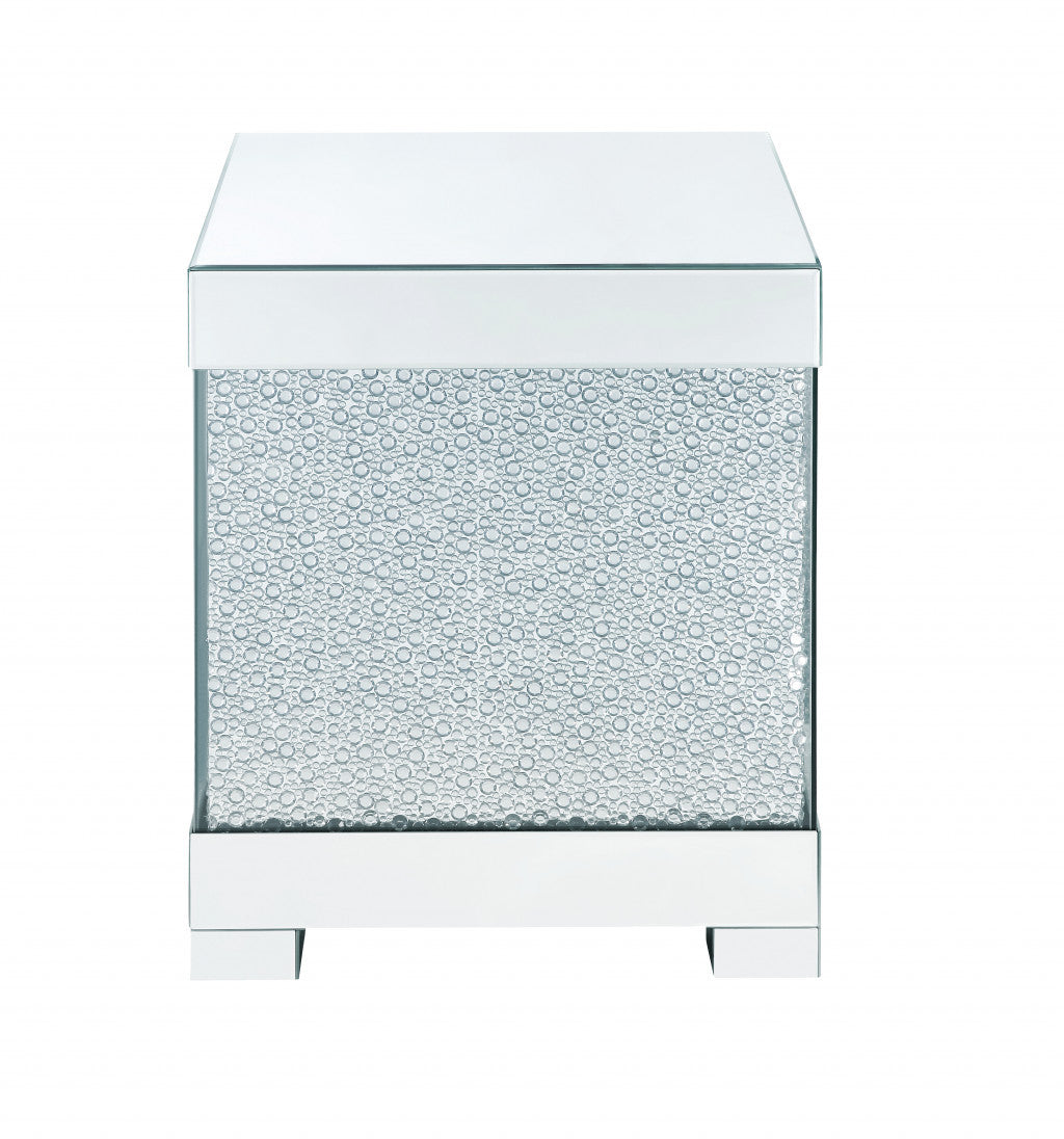 24" Mirrored Square End Table By Homeroots | End Tables | Modishstore - 3