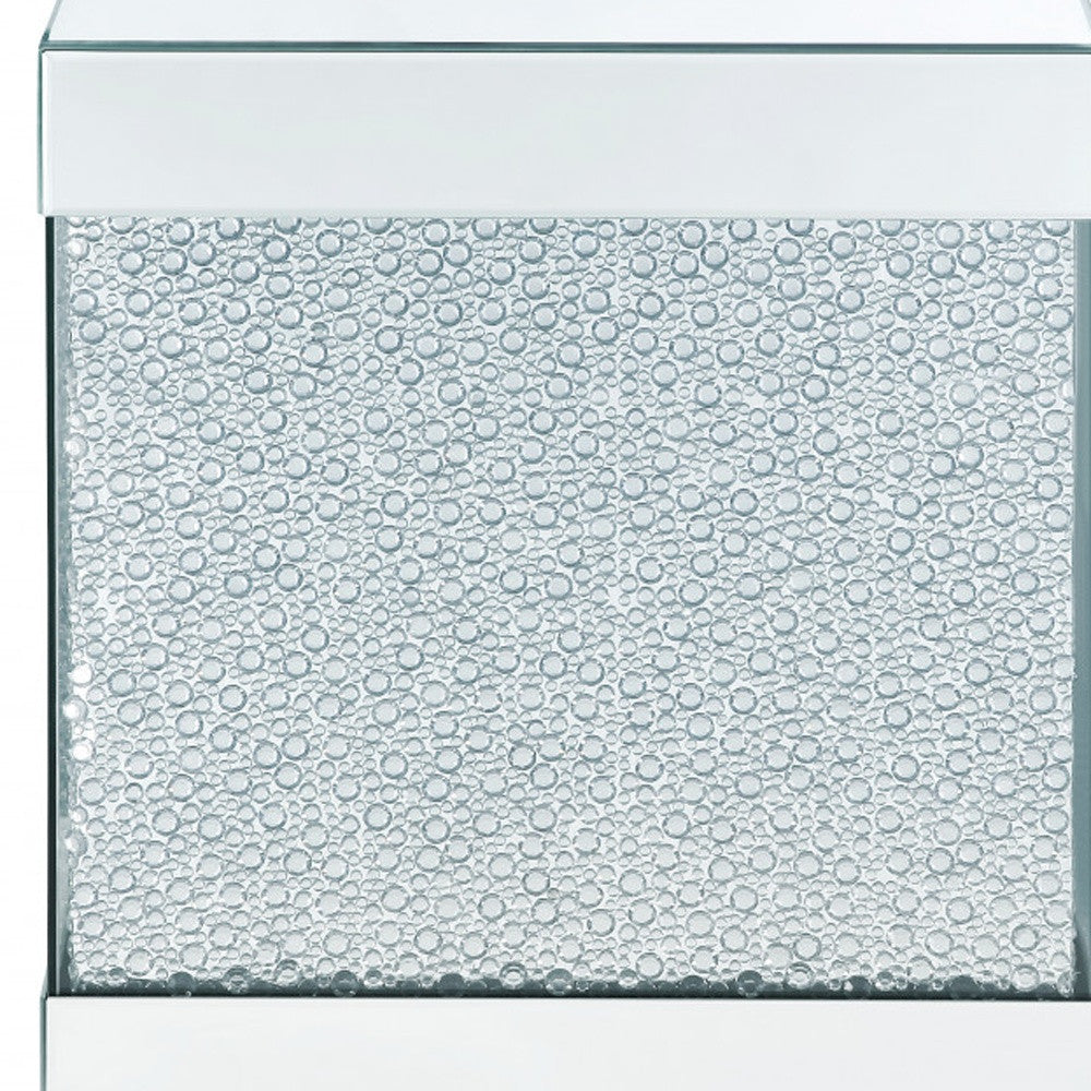 24" Mirrored Square End Table By Homeroots | End Tables | Modishstore - 4