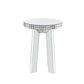 24" Silver Glass Round Mirrored End Table By Homeroots | End Tables | Modishstore