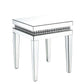 24" Silver Mirrored Square End Table By Homeroots | End Tables | Modishstore - 4